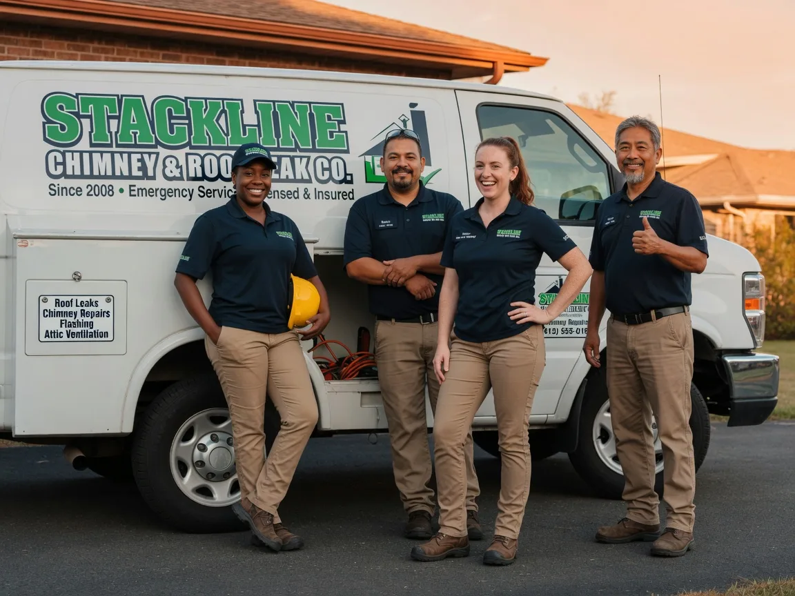 Chimney flashing repair company in Elmer, OK